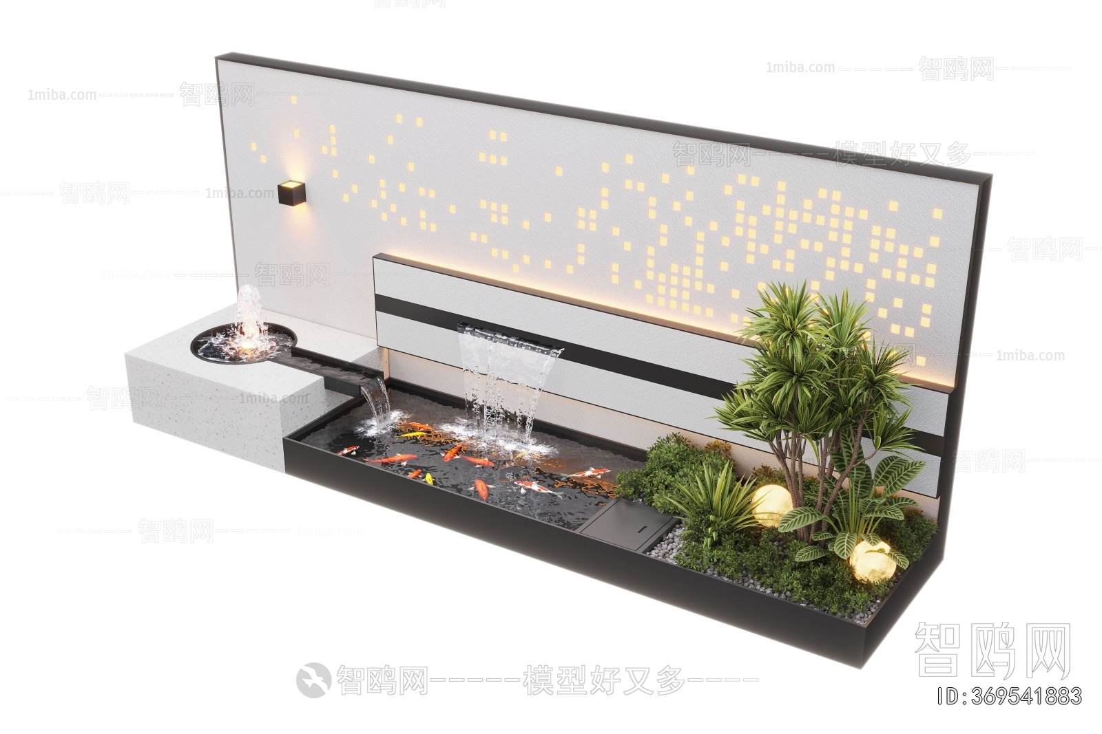 Modern Rockery Waterscape