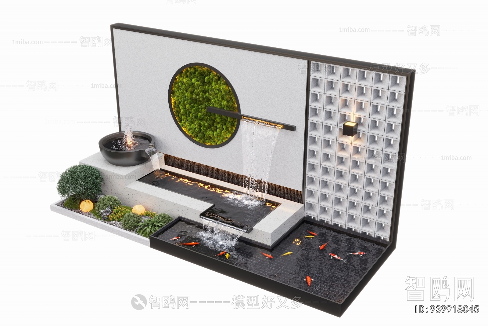 Modern Rockery Waterscape