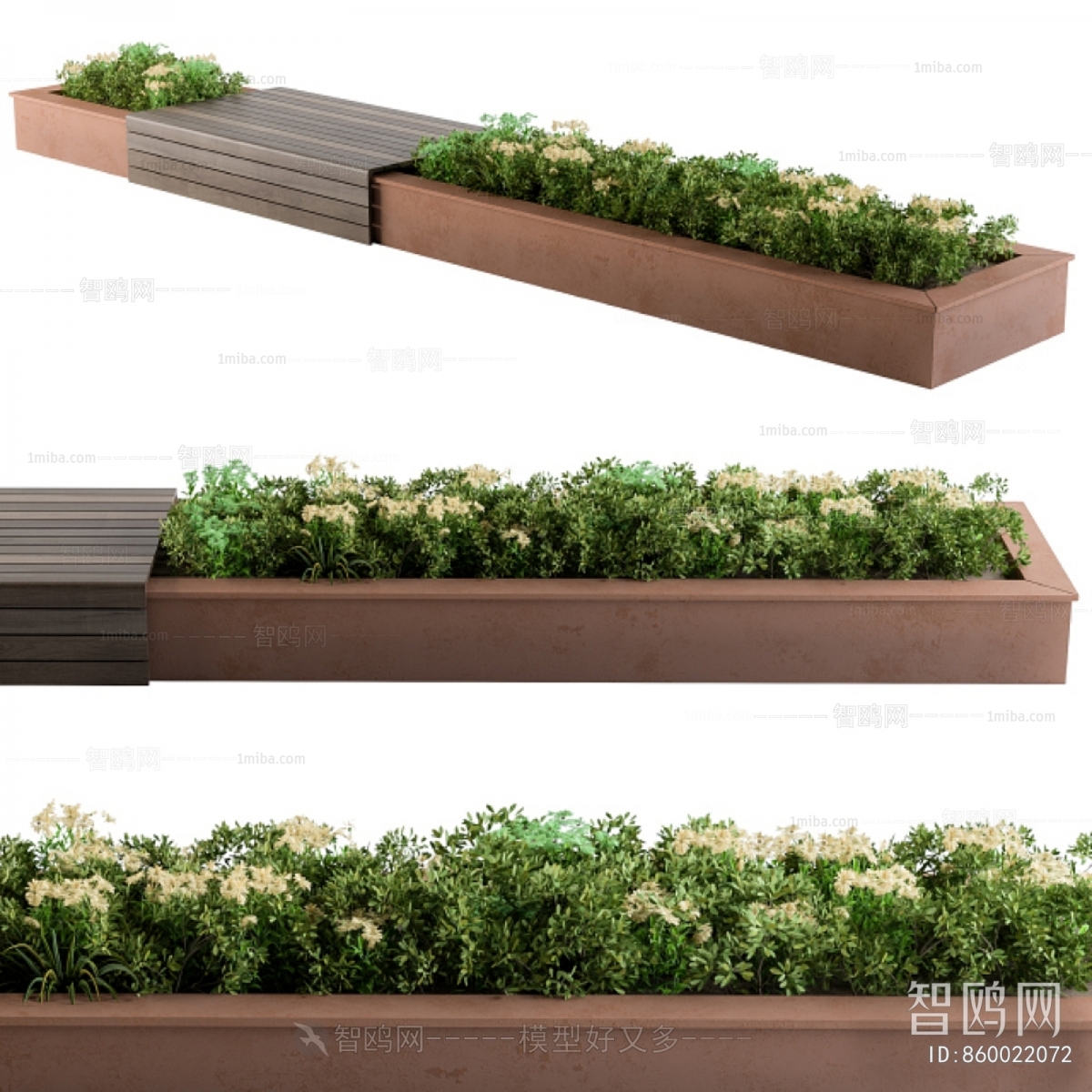 Modern Flower Bed, Flower Bowl, Flower Box