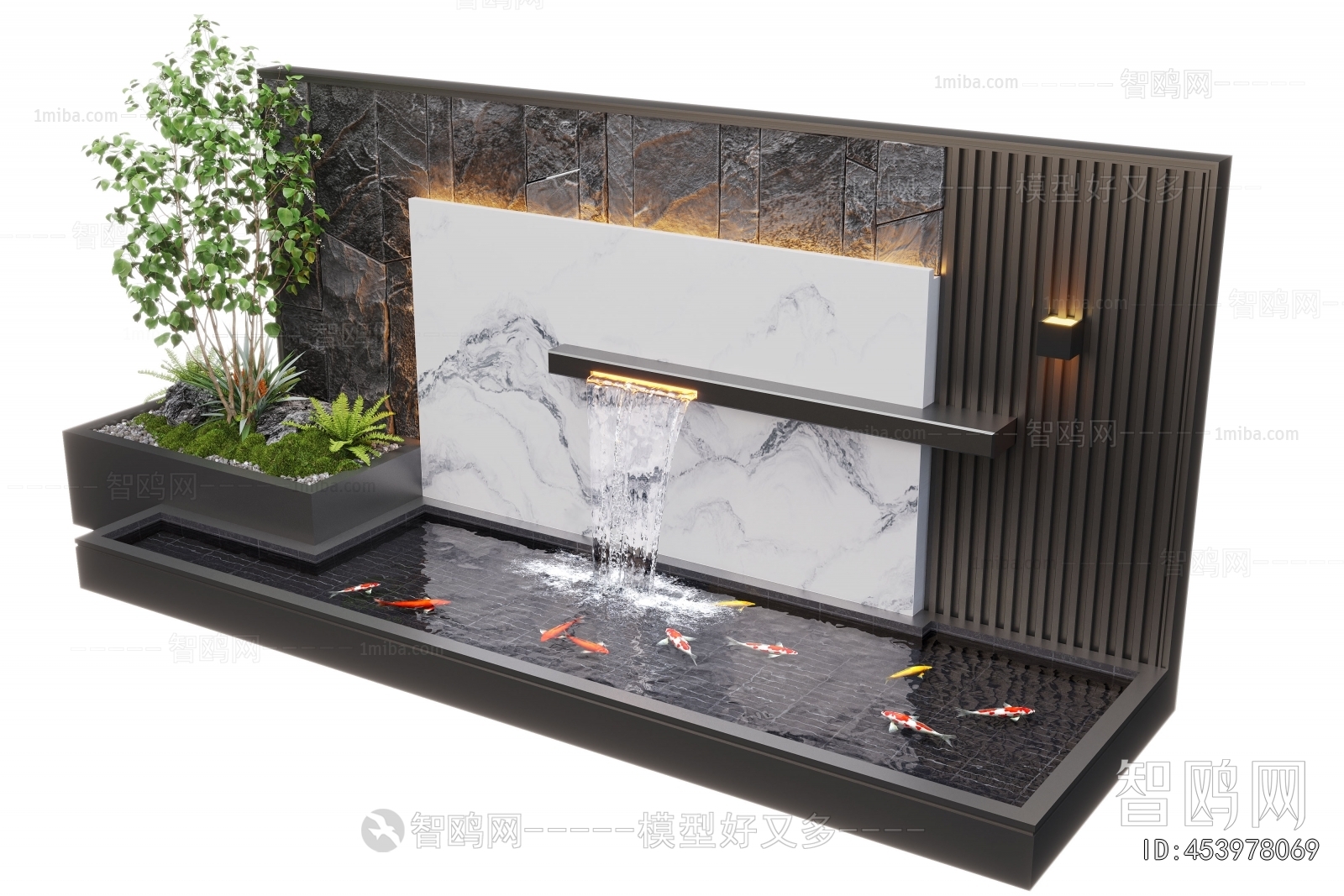 Modern Rockery Waterscape