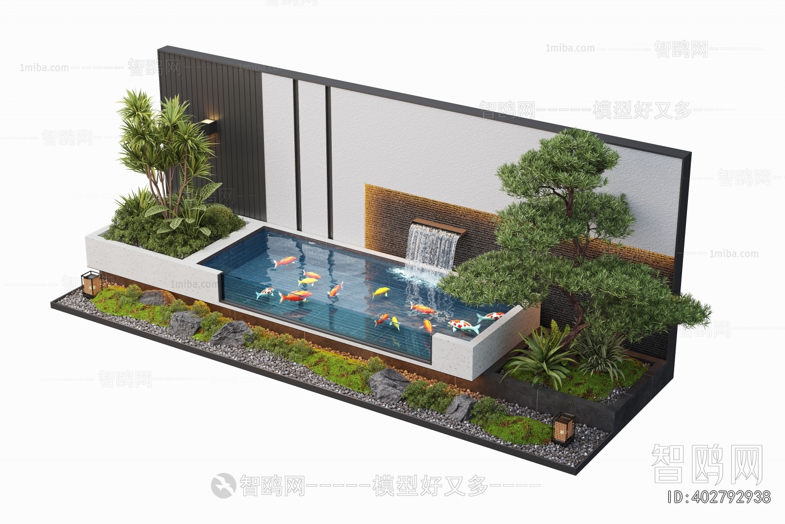 Modern Rockery Waterscape