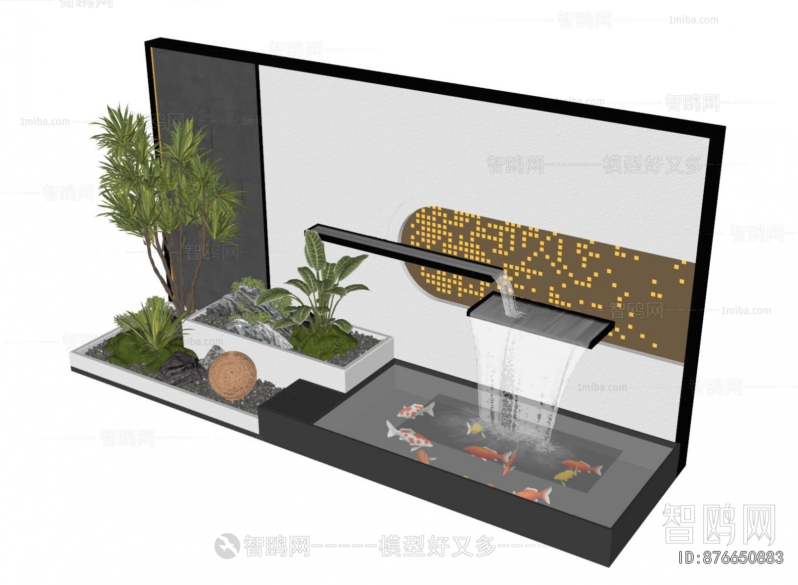 Modern Rockery Waterscape