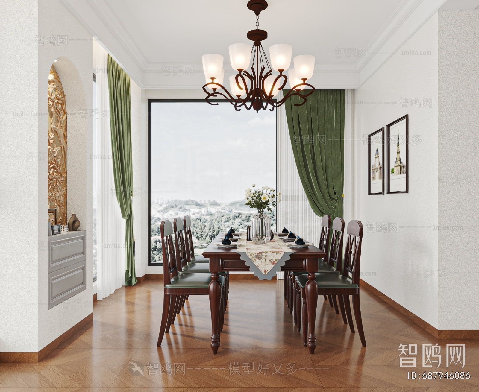 American Style A Living Room