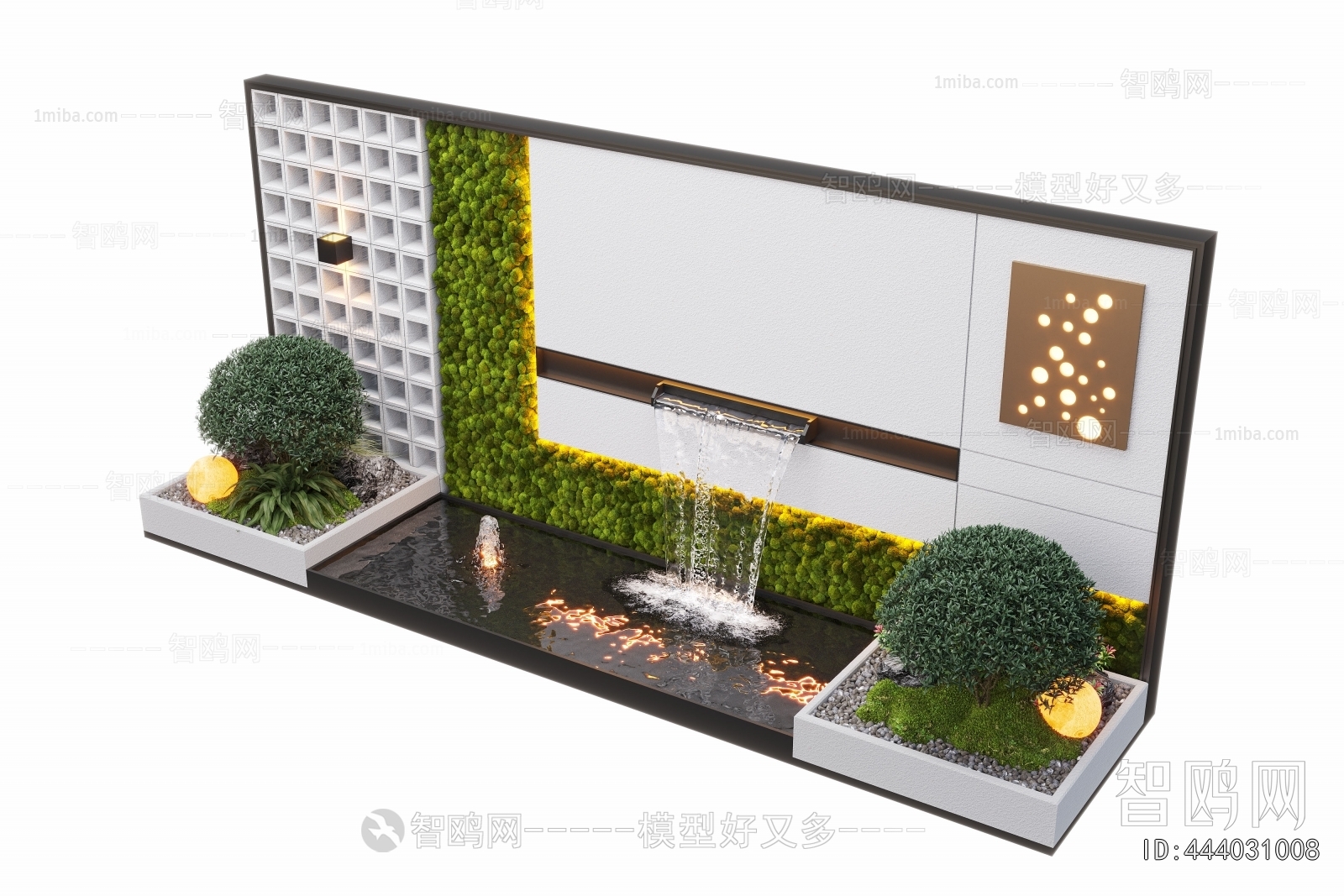 Modern Rockery Waterscape