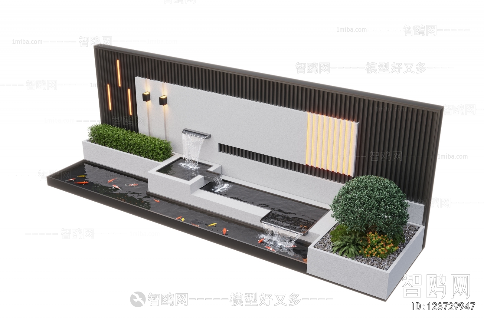 Modern Rockery Waterscape