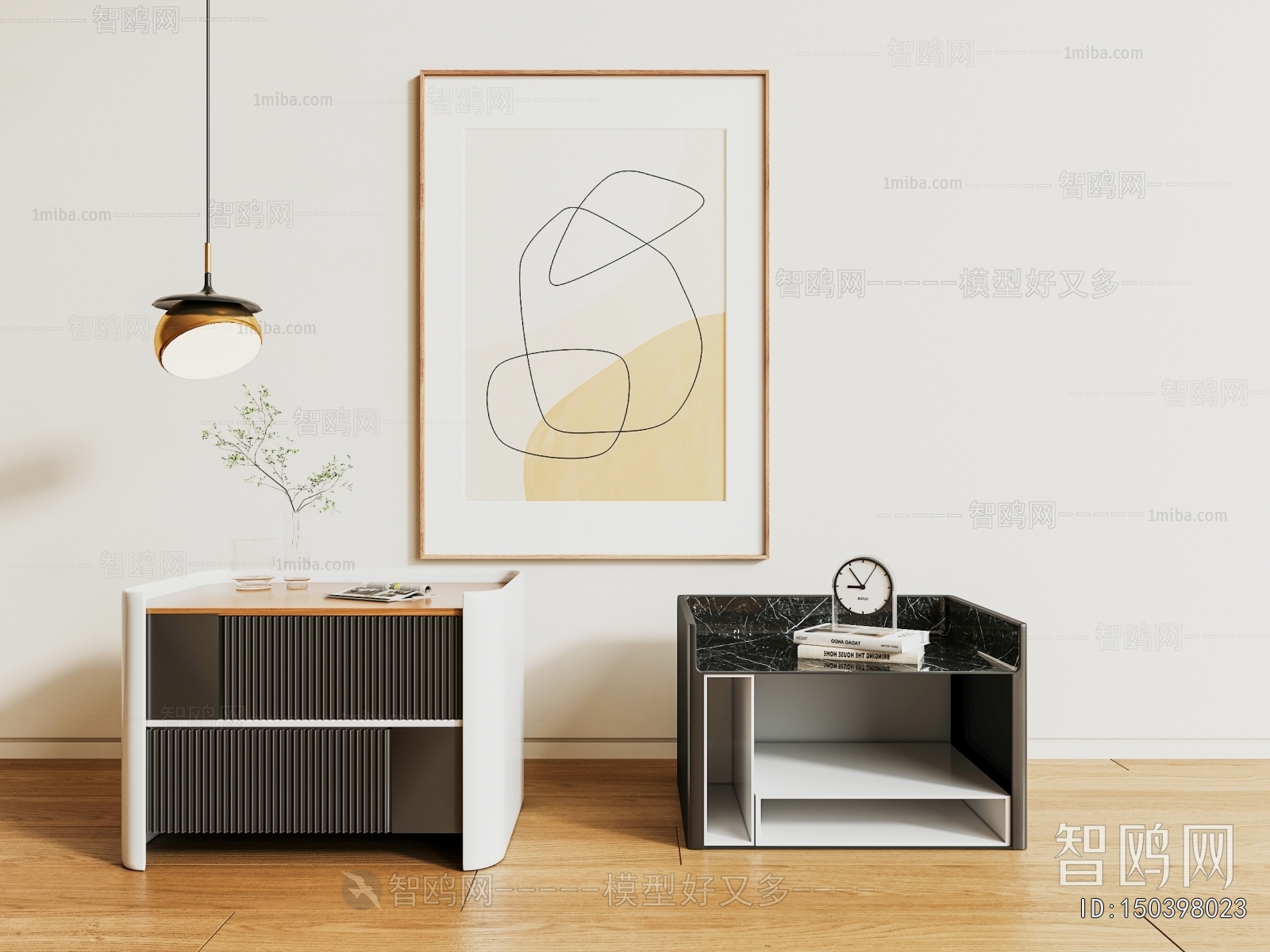 Modern Bedside Cupboard