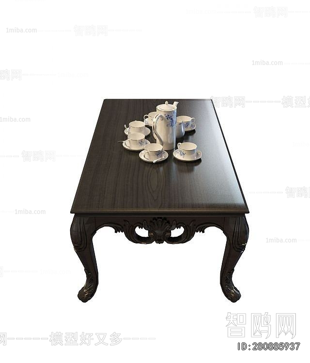 Simple European Style Dining Table