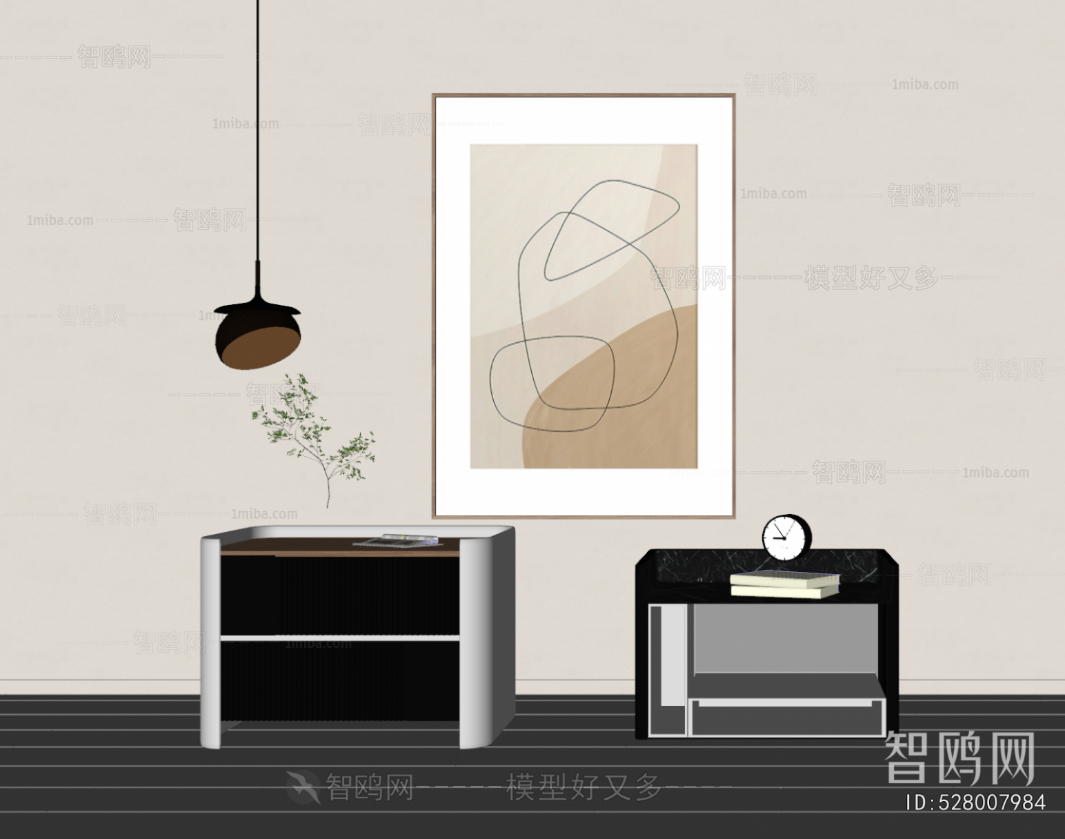 Modern Bedside Cupboard