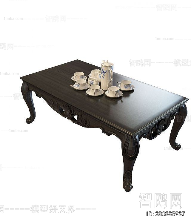 Simple European Style Dining Table