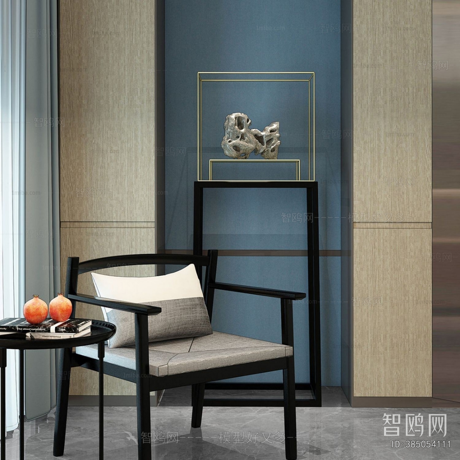 New Chinese Style Lounge Chair