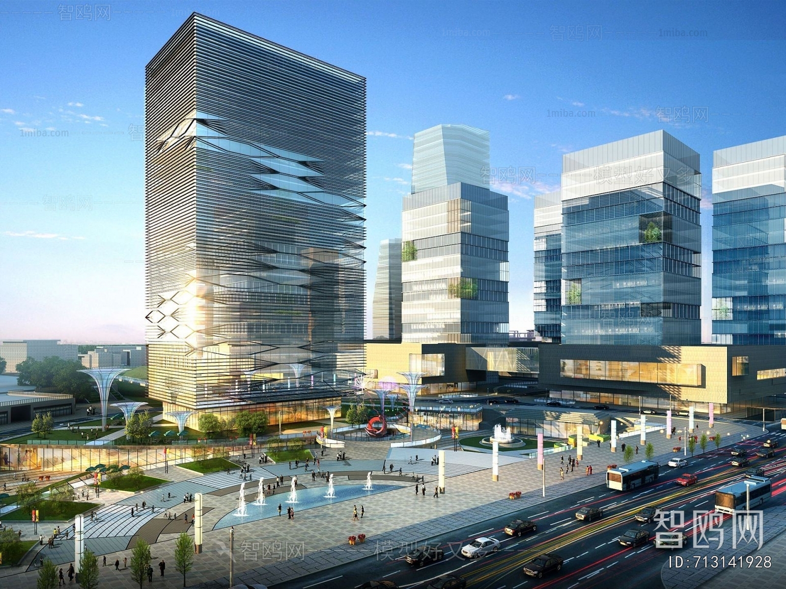 Modern Appearance Of Commercial Building