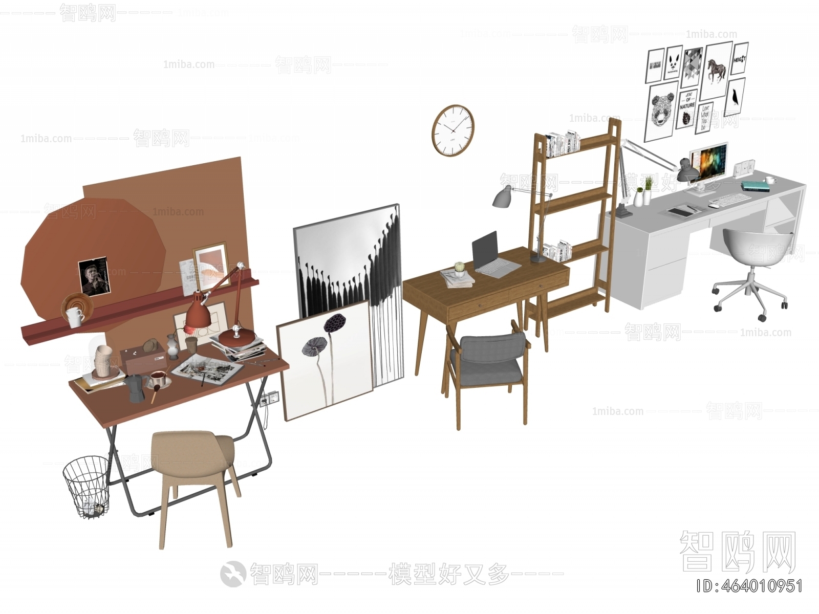 Modern Computer Desk And Chair