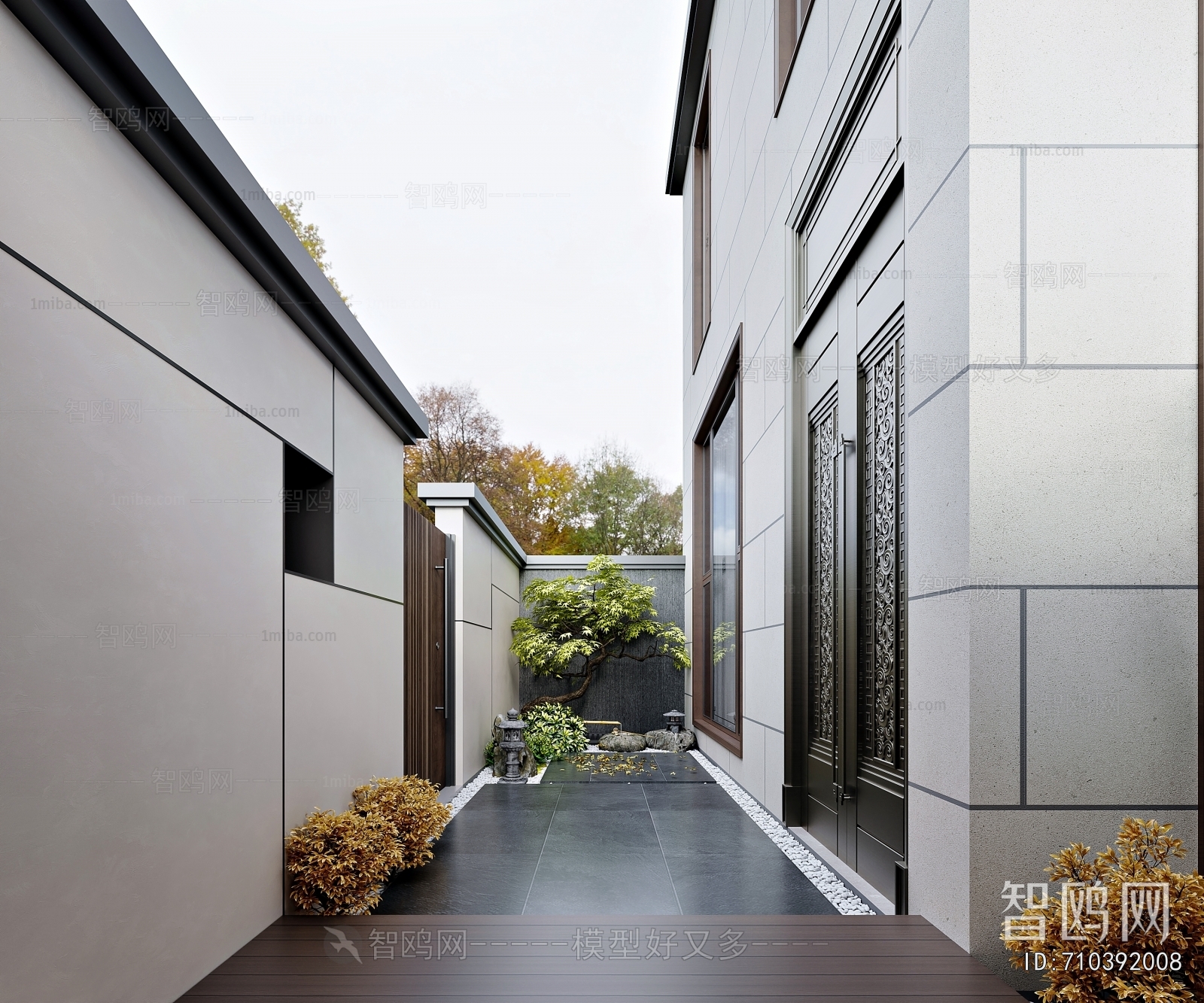 New Chinese Style Courtyard/landscape