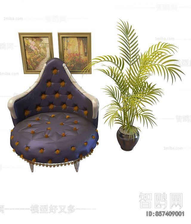 European Style Single Sofa