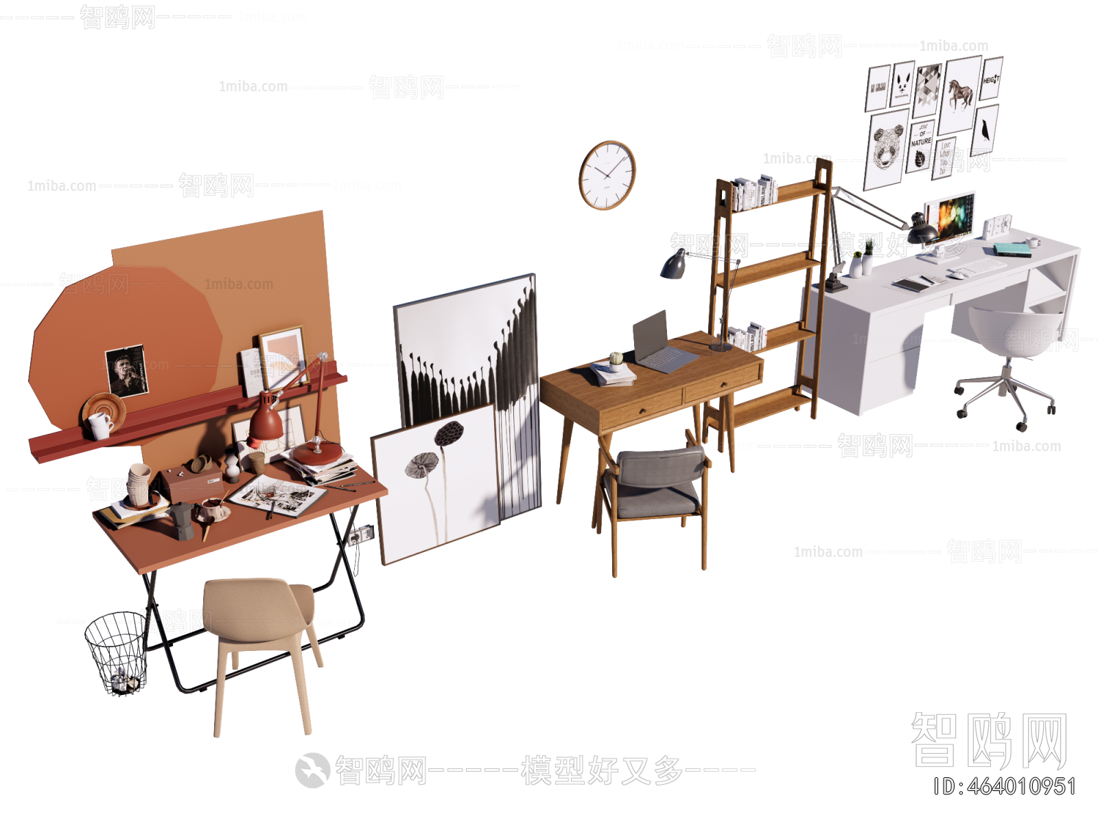 Modern Computer Desk And Chair