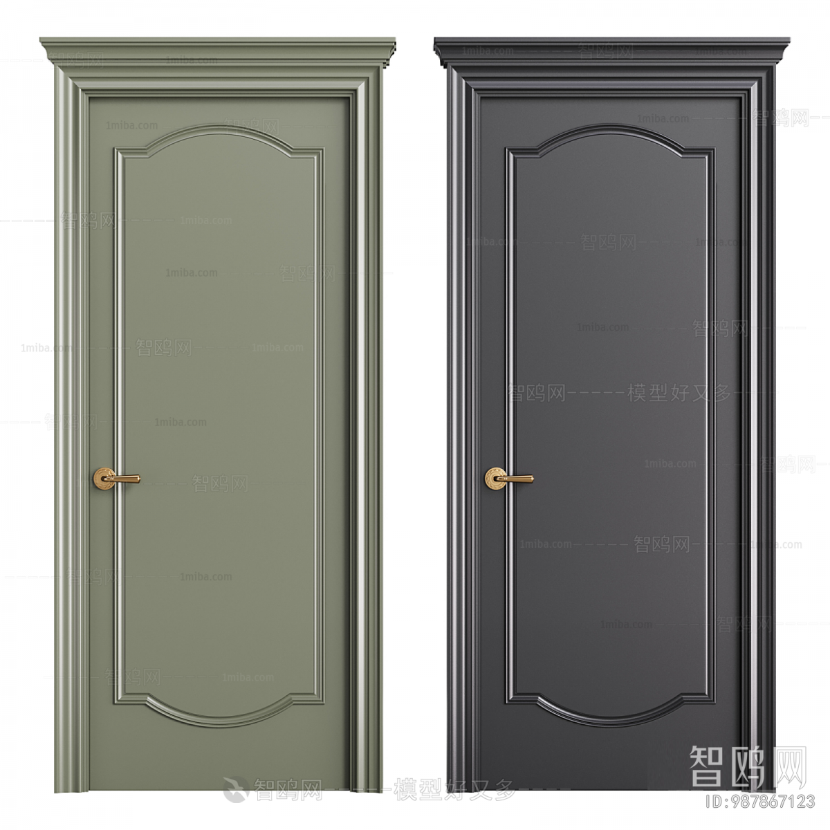 French Style Single Door