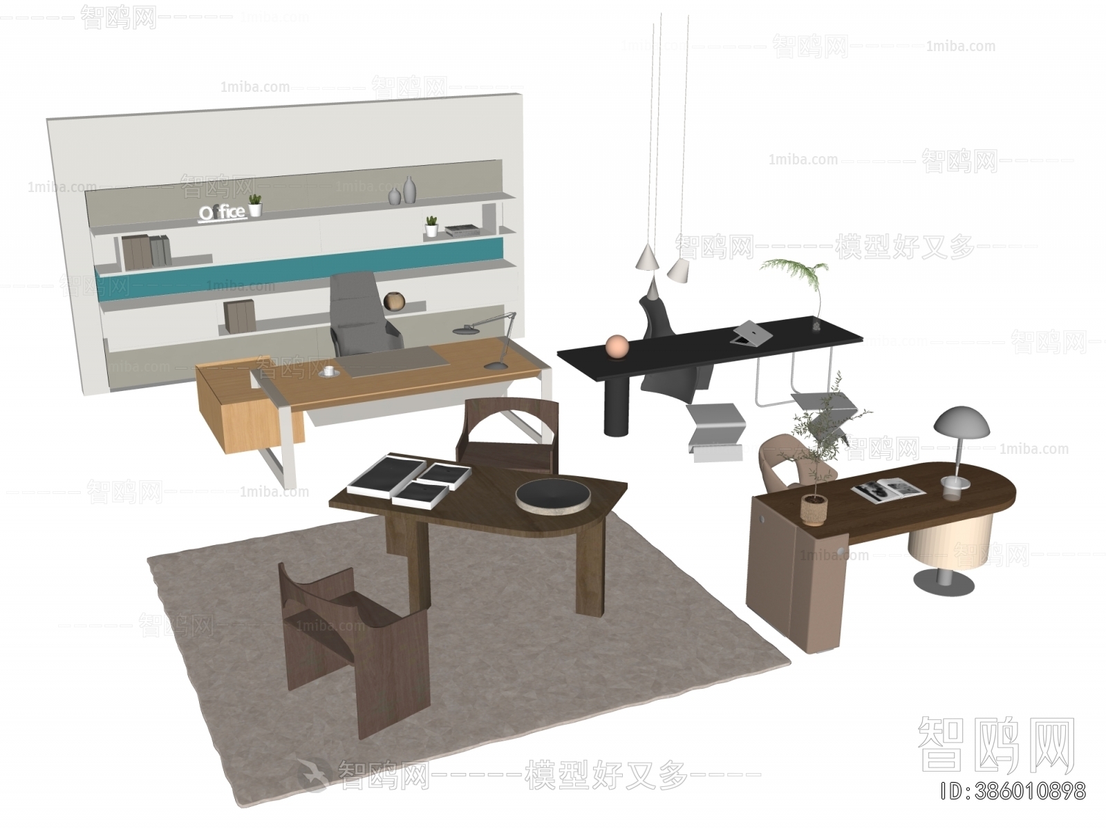 Modern Office Desk And Chair