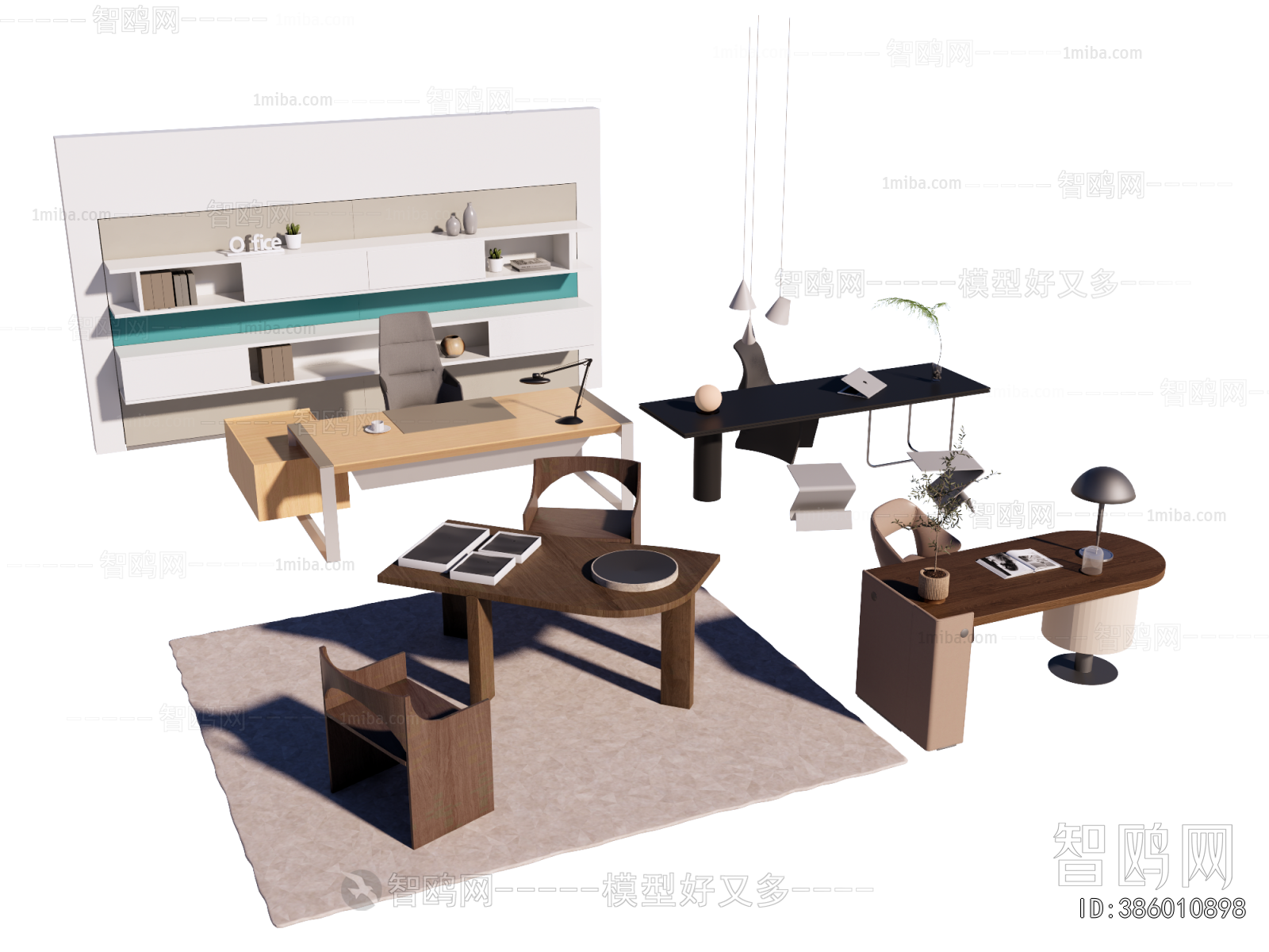 Modern Office Desk And Chair