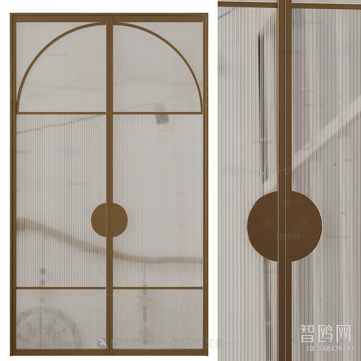 New Chinese Style Double Door