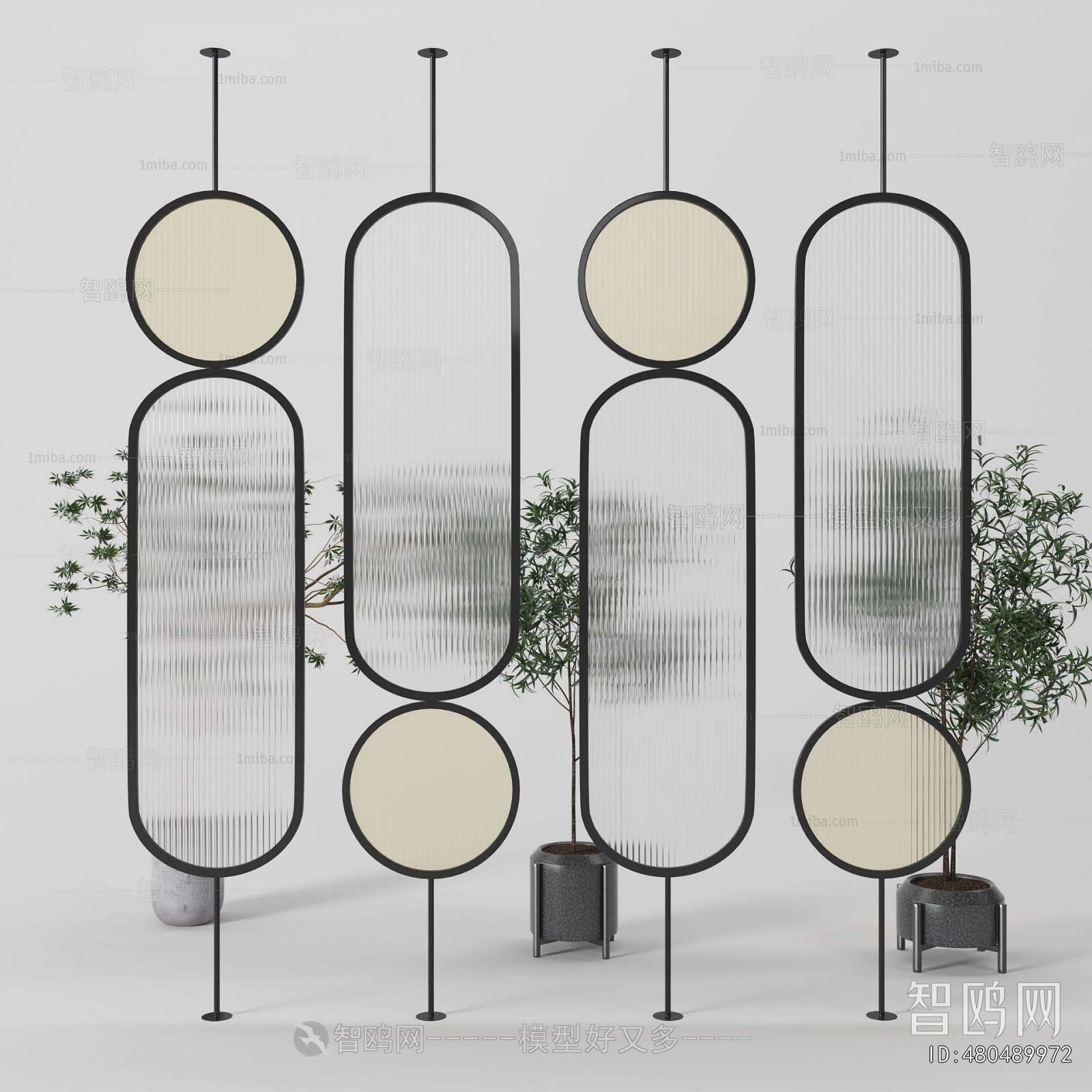 Modern Glass Screen Partition