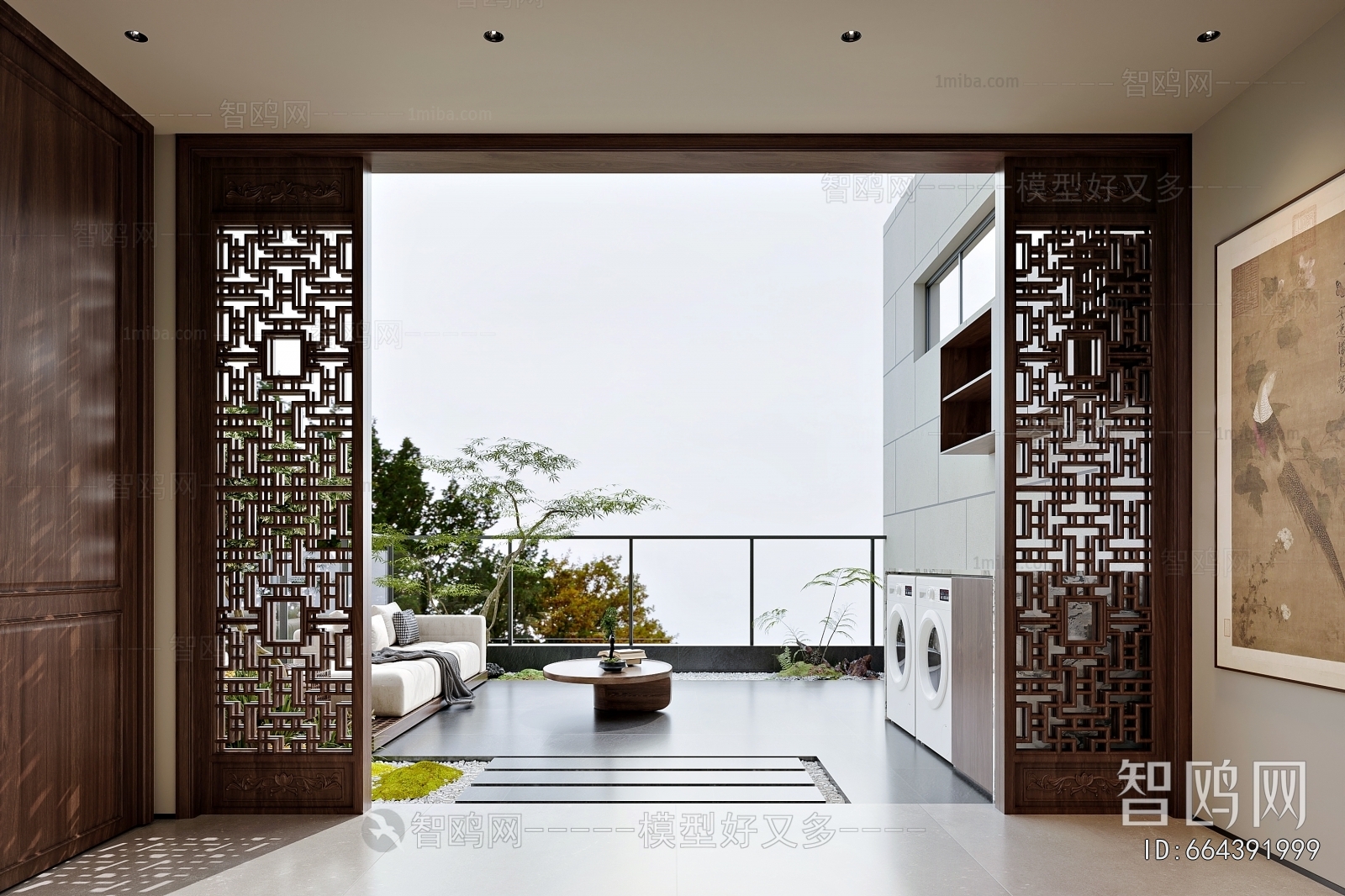 New Chinese Style Terrace