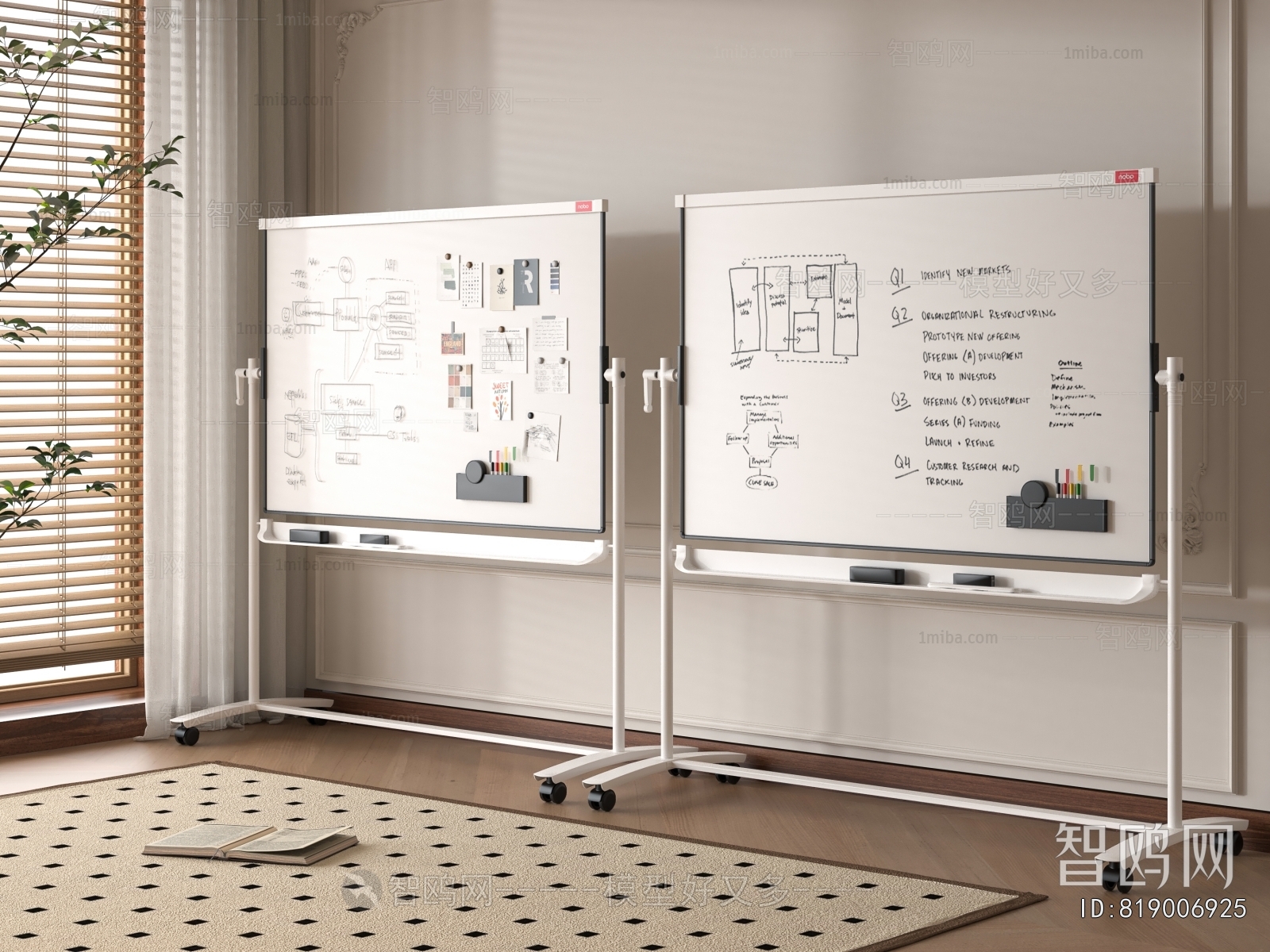 Modern Blackboard/whiteboard