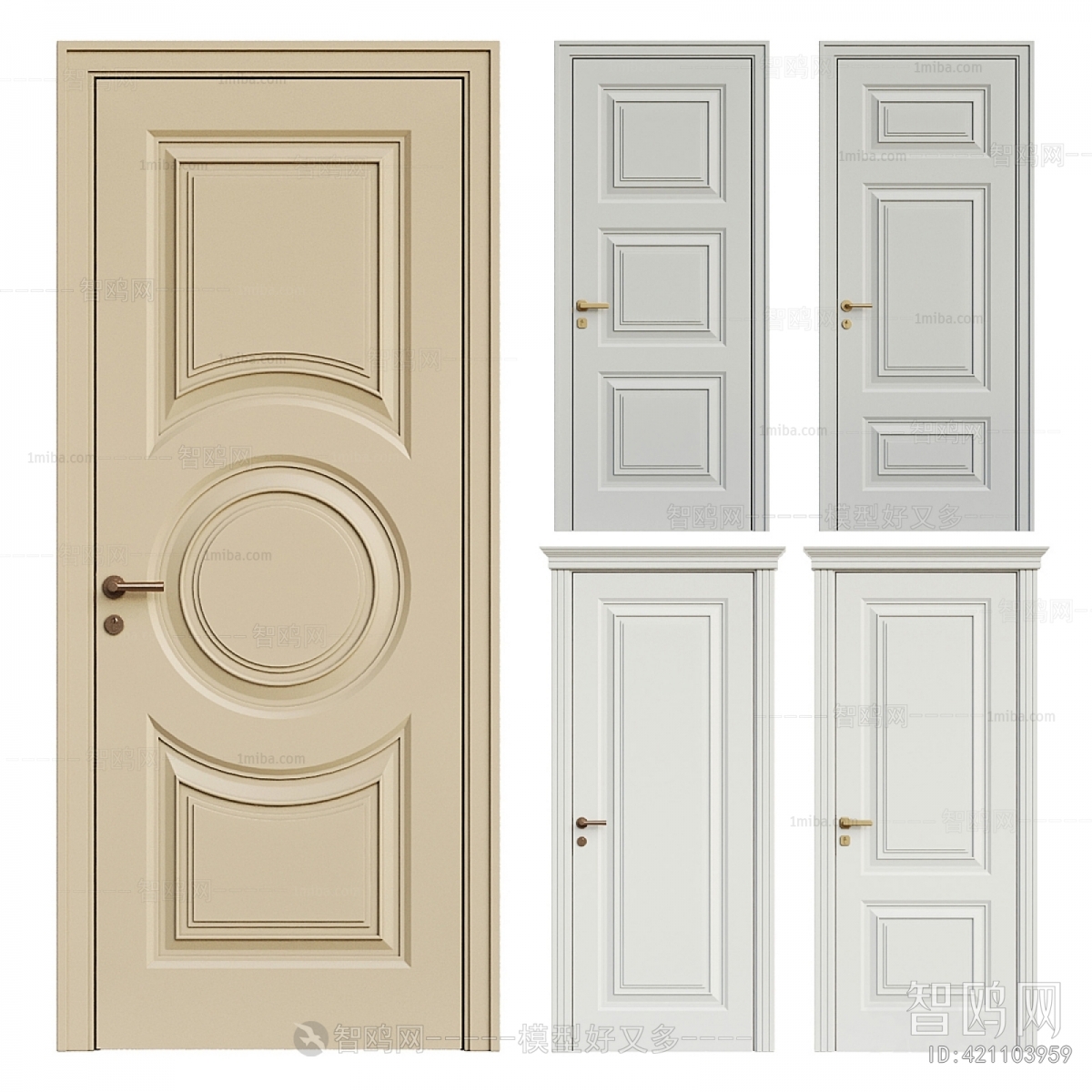 French Style Single Door