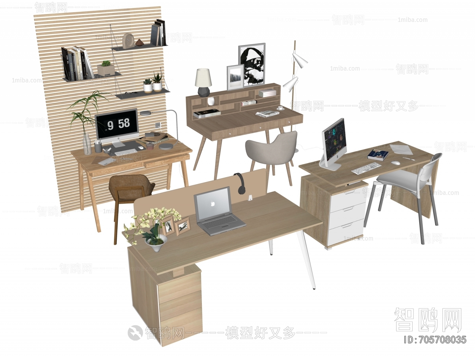 Modern Office Desk And Chair