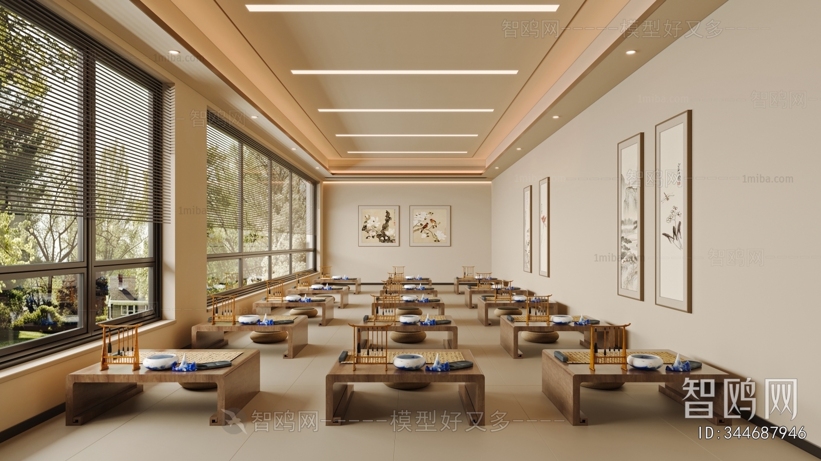 New Chinese Style School Classrooms