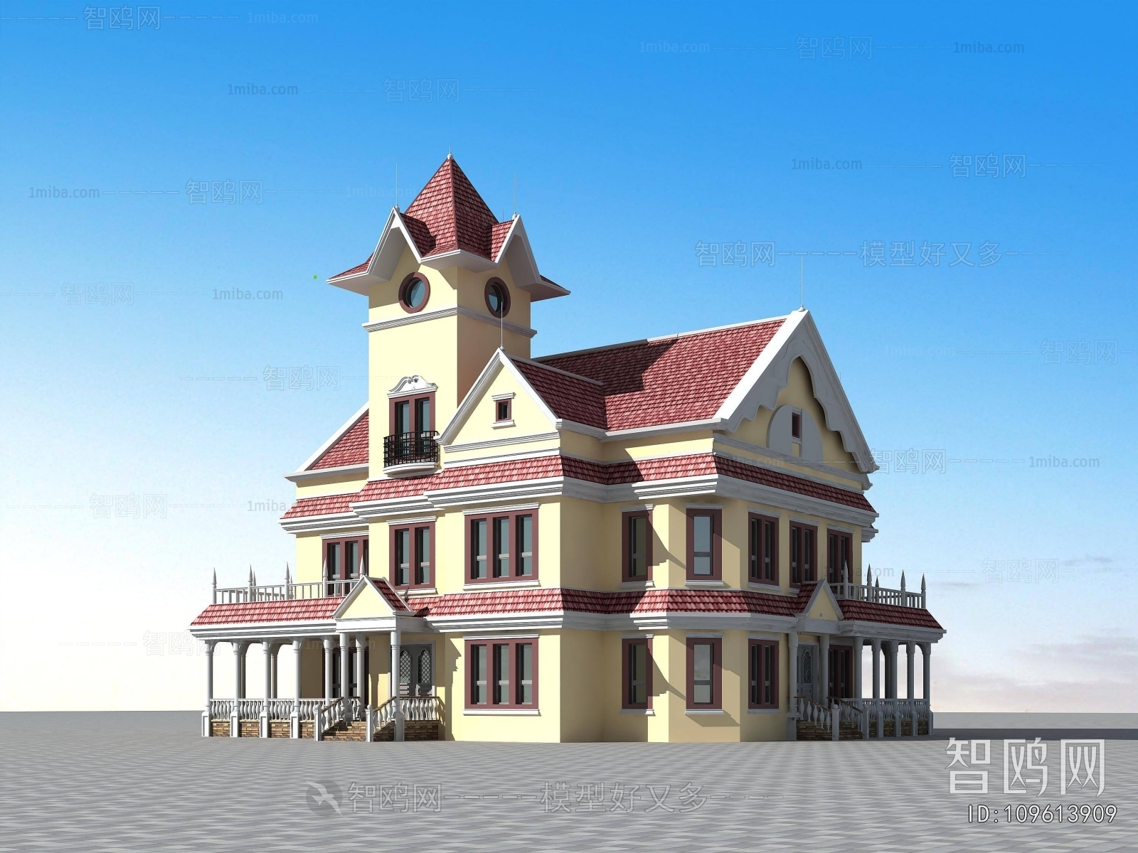 Simple European Style Detached Villa