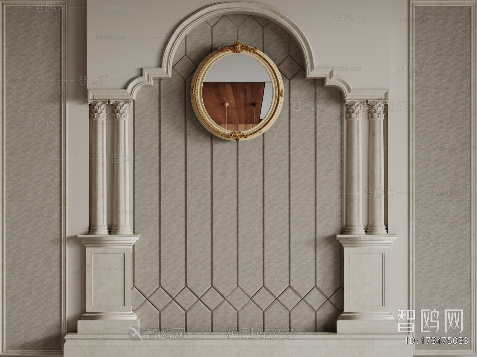 French Style TV Wall