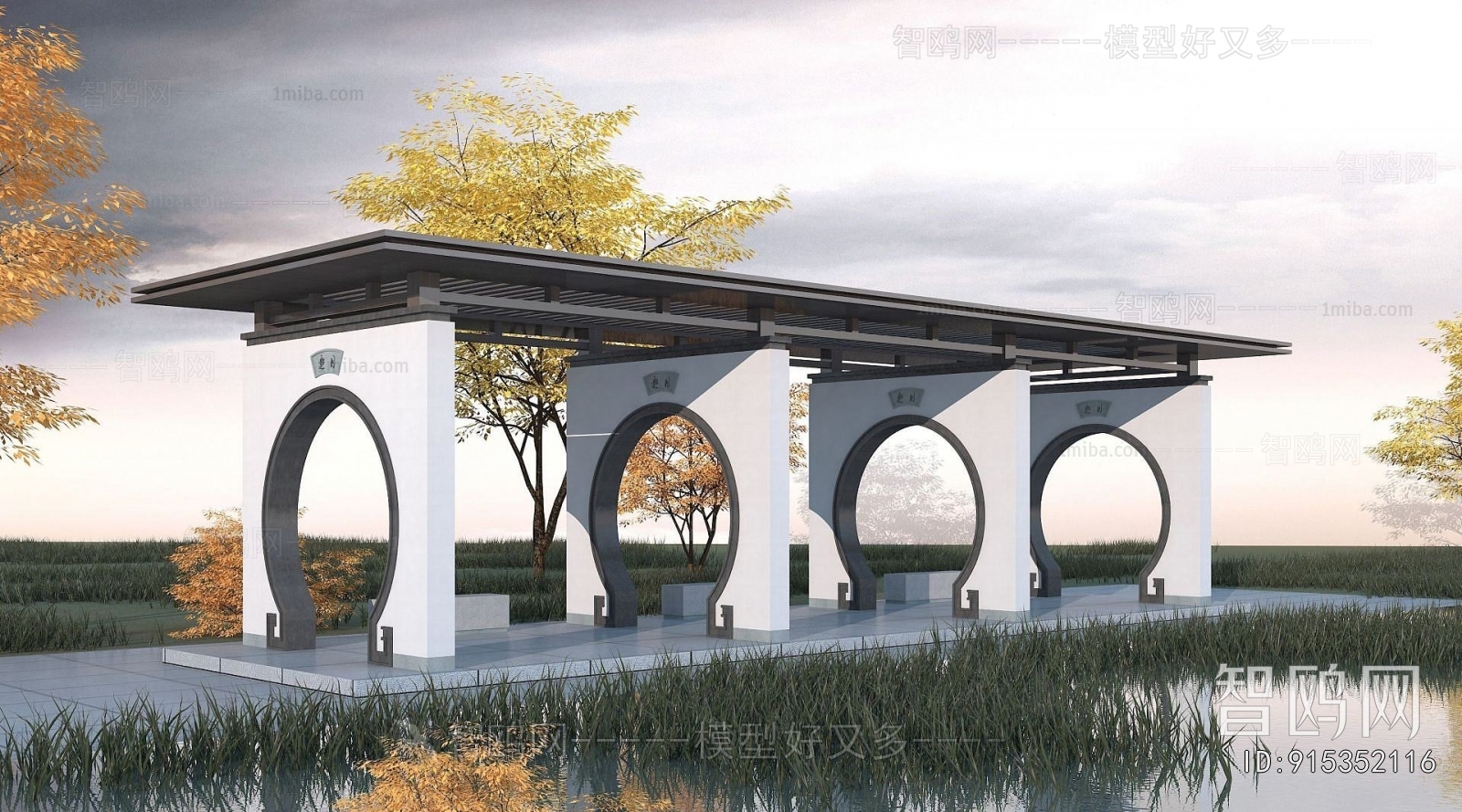 New Chinese Style Gallery Frame