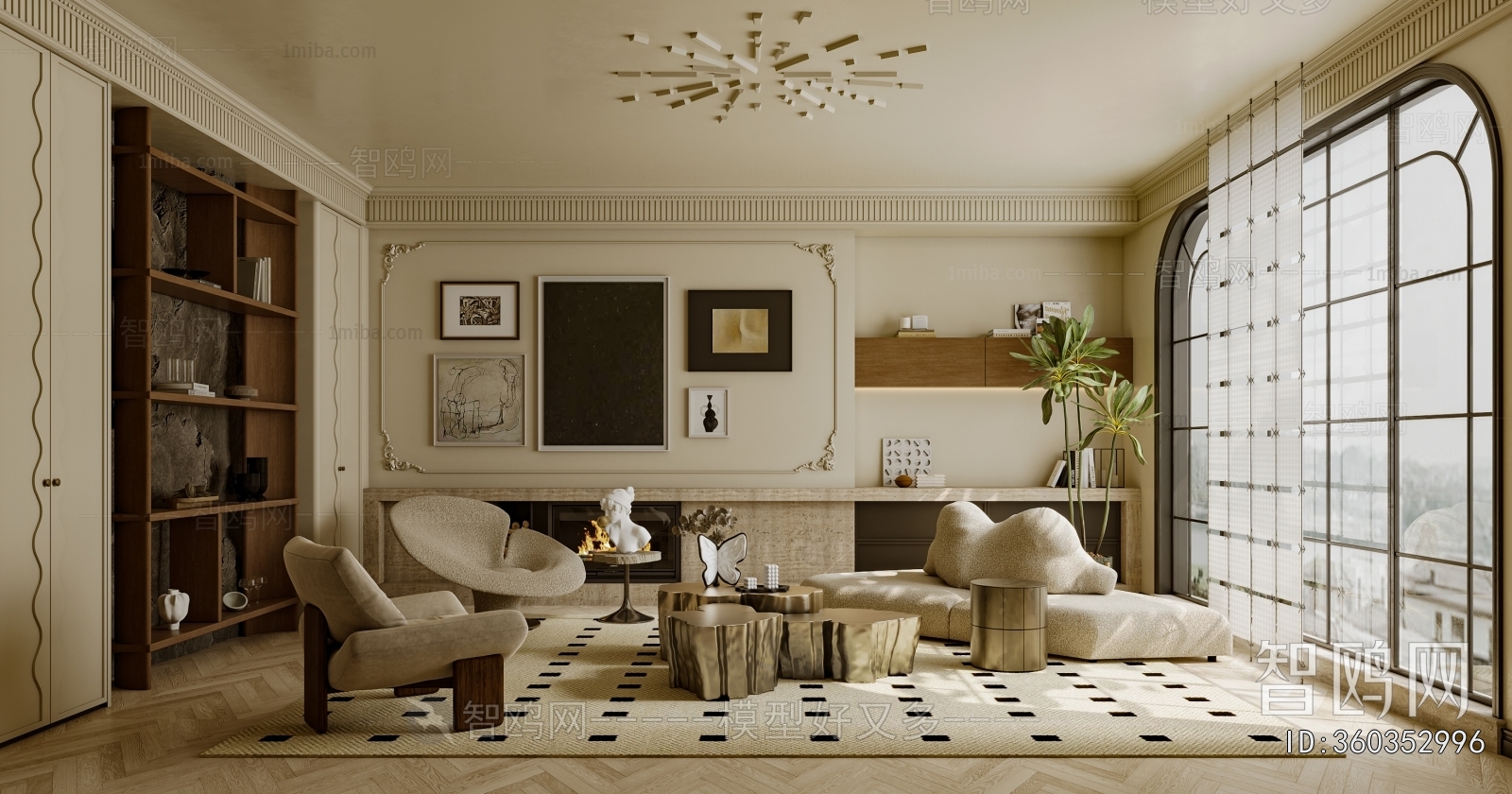 French Style A Living Room