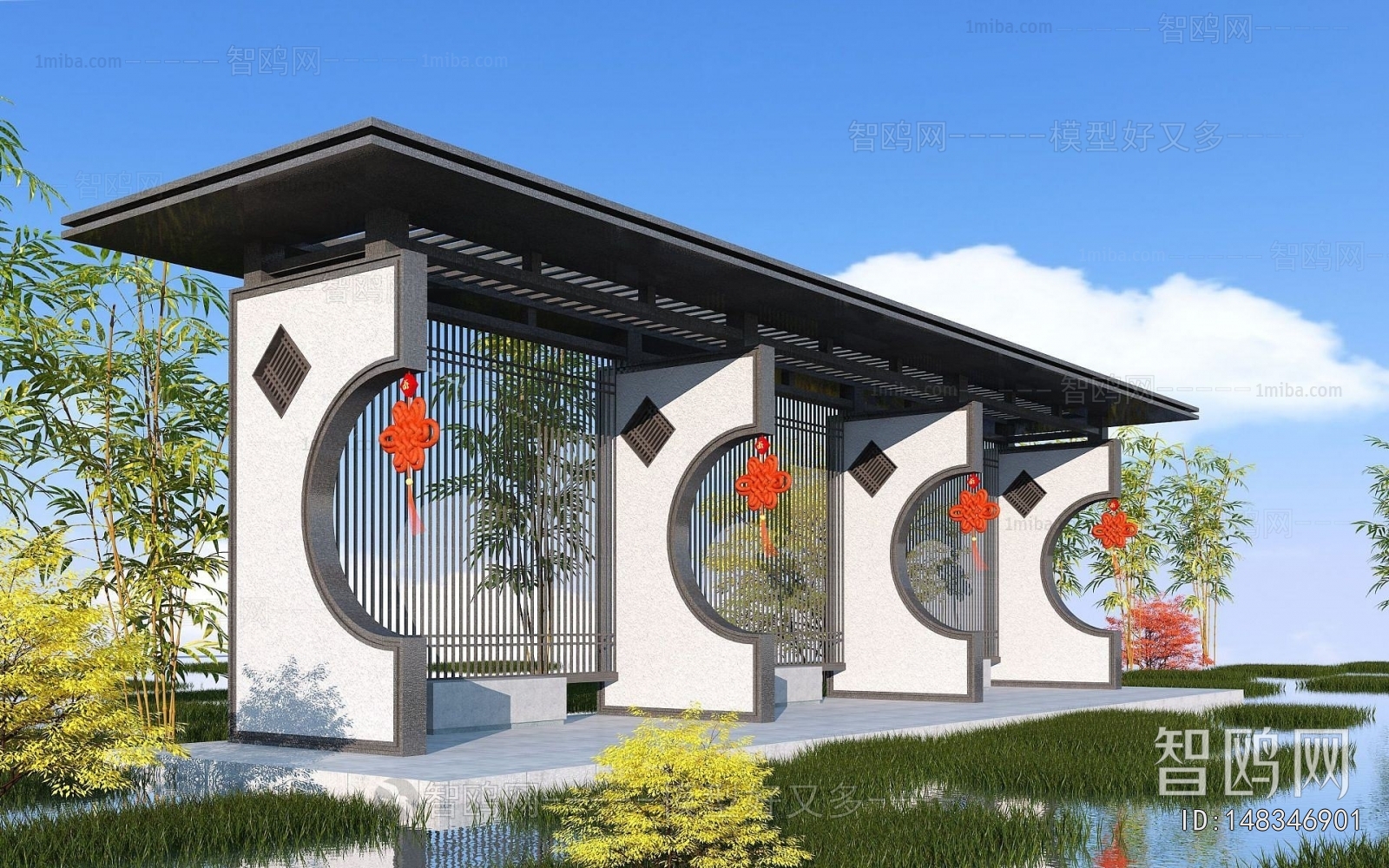 New Chinese Style Gallery Frame