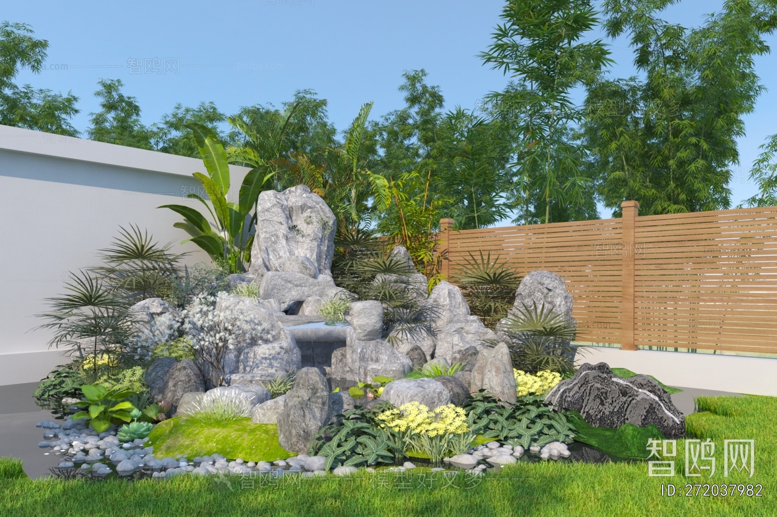 Modern Rockery Waterscape