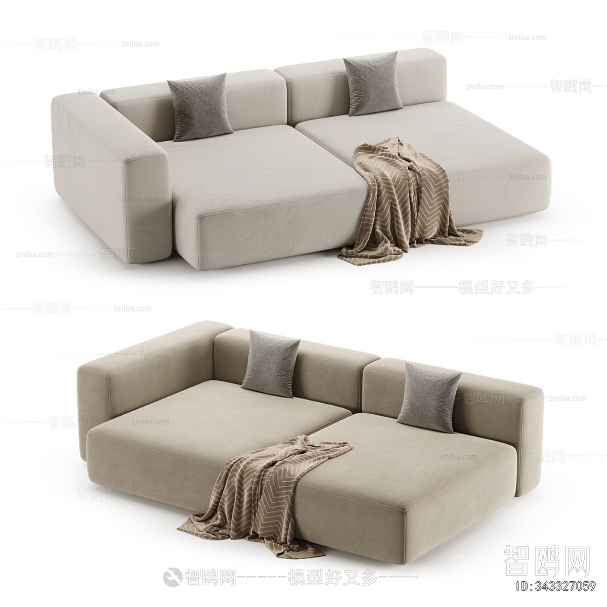 Modern Multi Person Sofa
