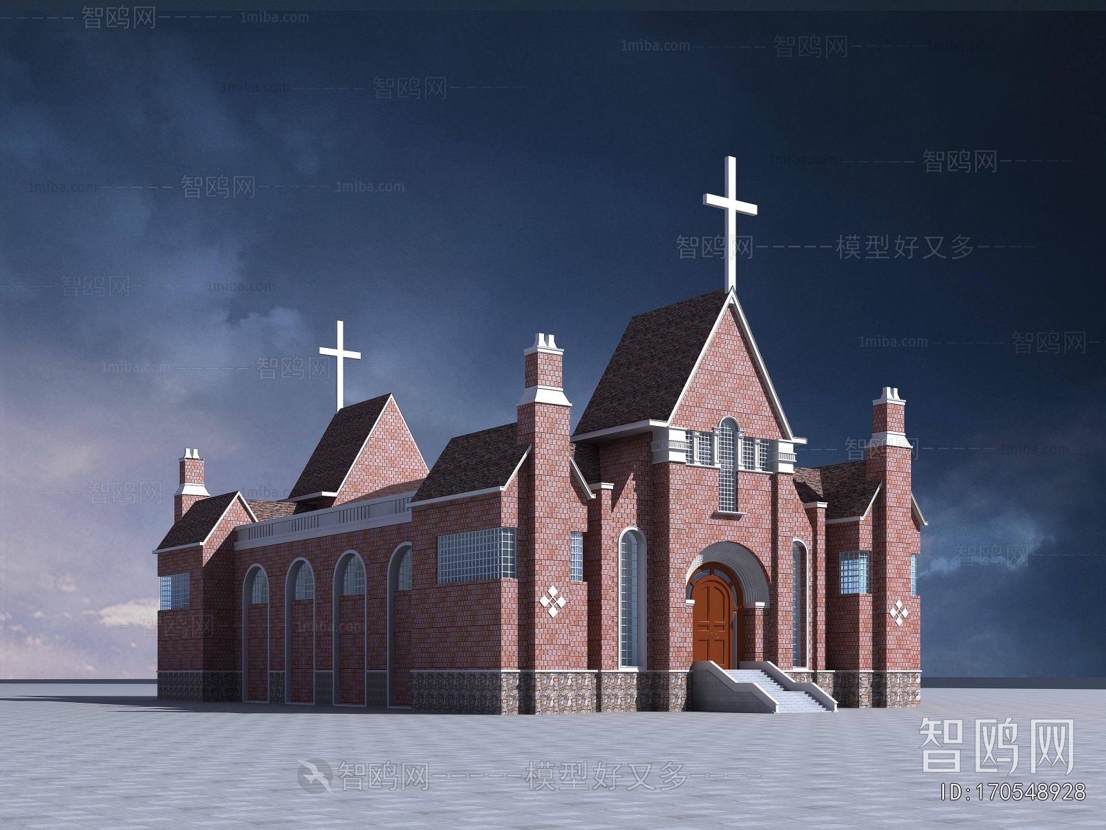 Simple European Style Religious Architecture