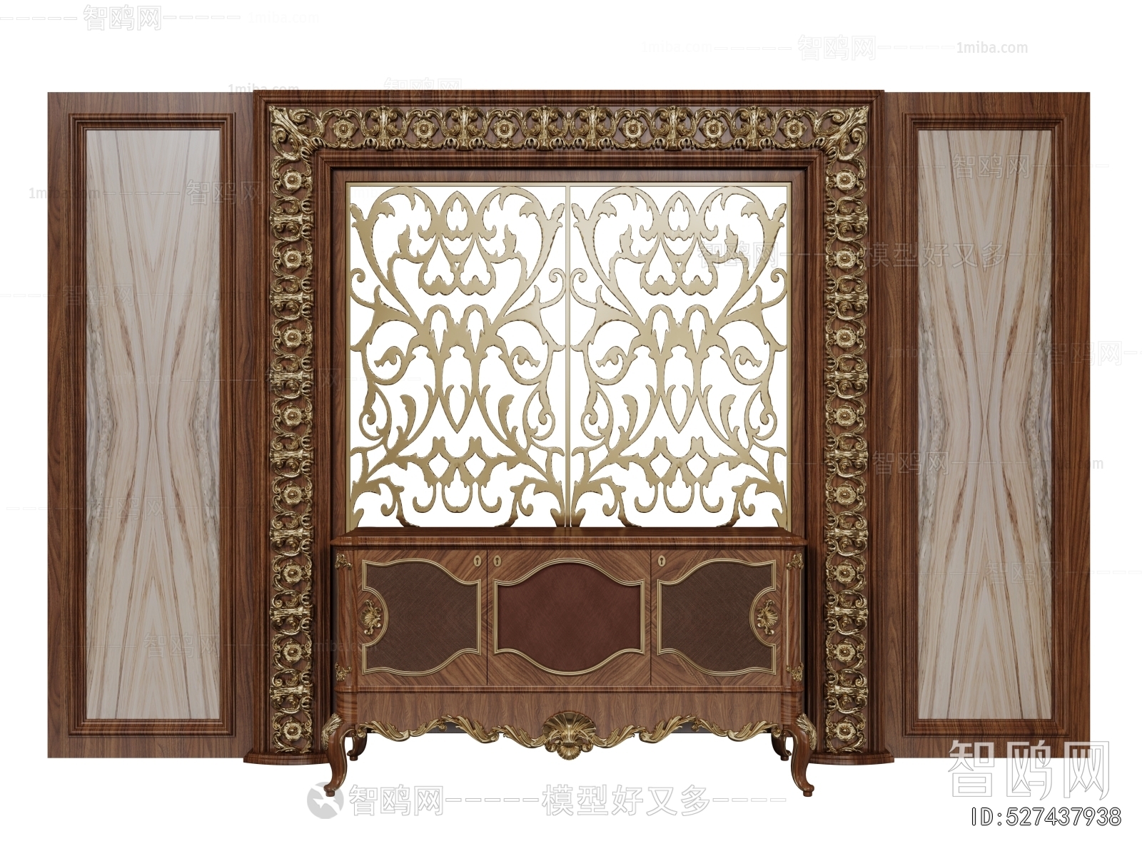 French Style TV Wall