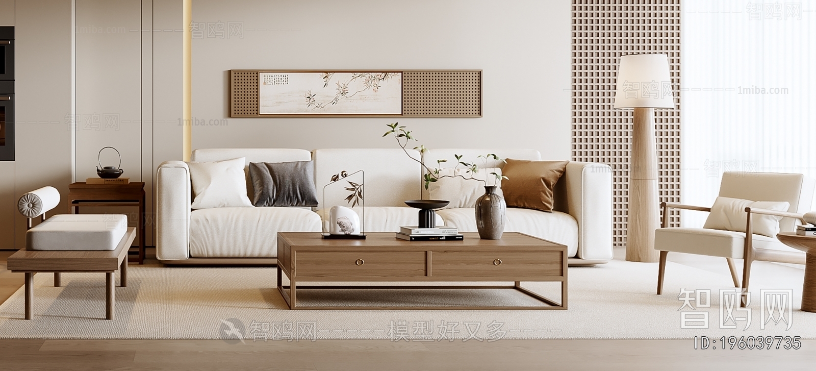 New Chinese Style Sofa Combination
