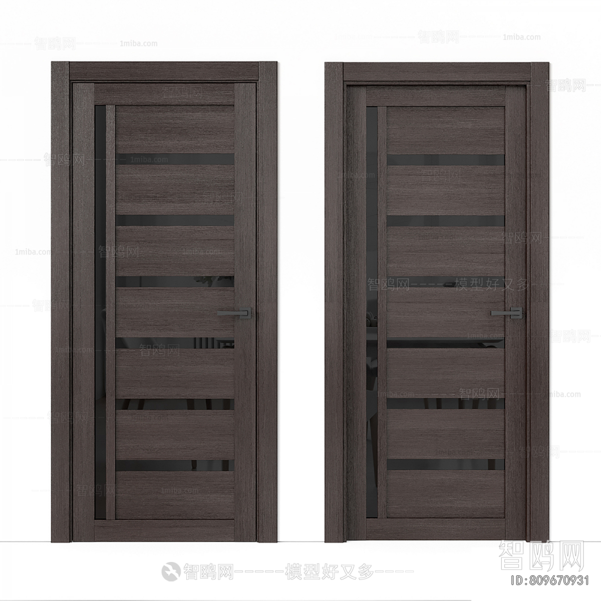 Modern Solid Wood Door