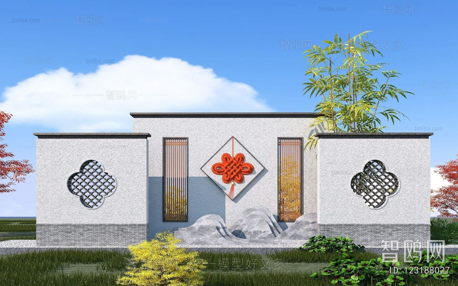 Chinese Style Landscape Wall