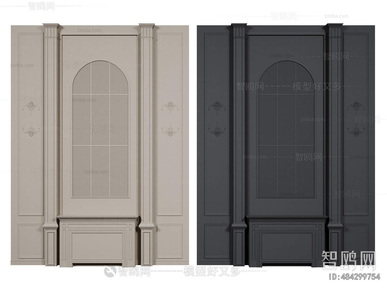 French Style TV Wall