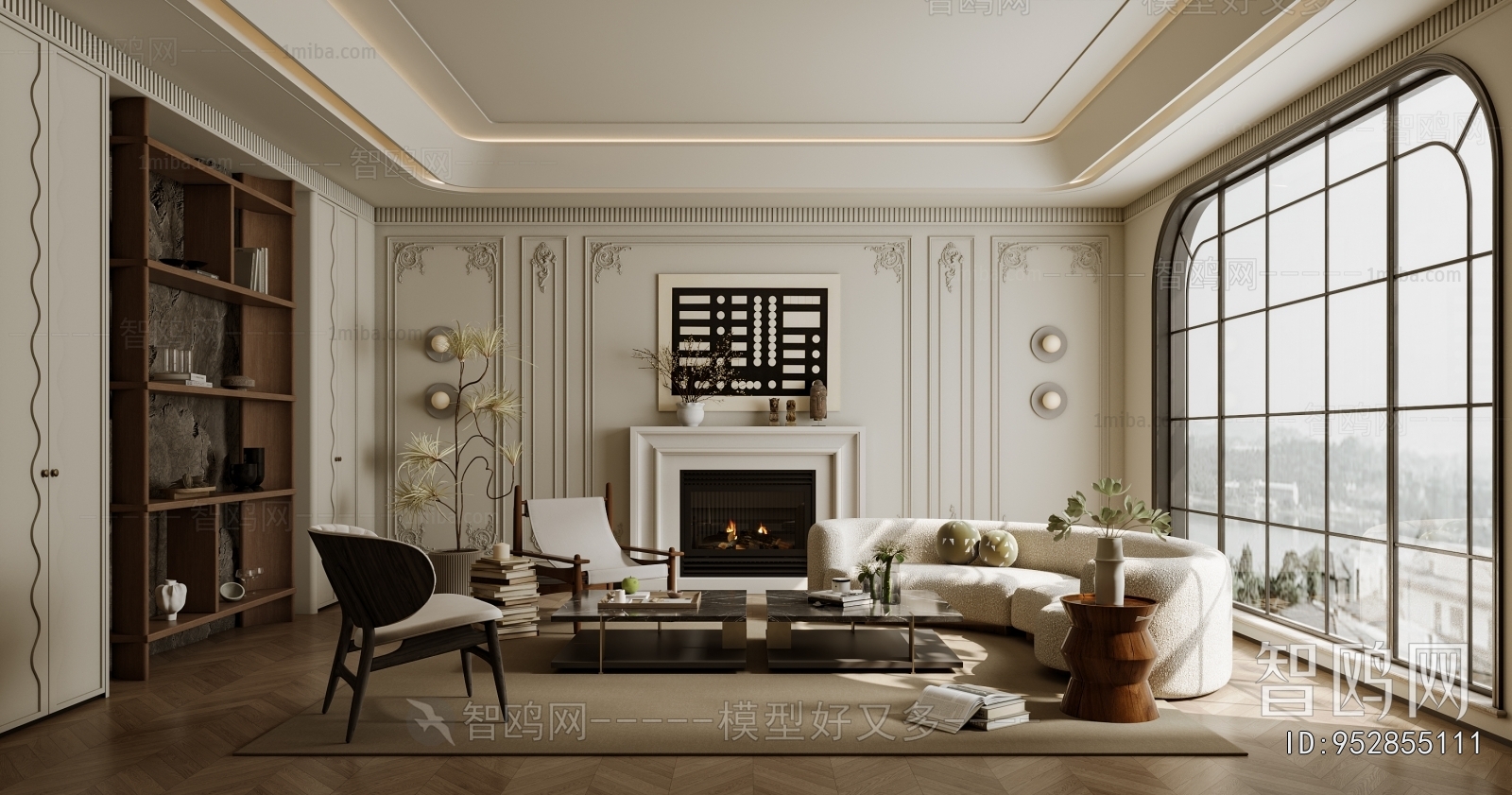 French Style A Living Room