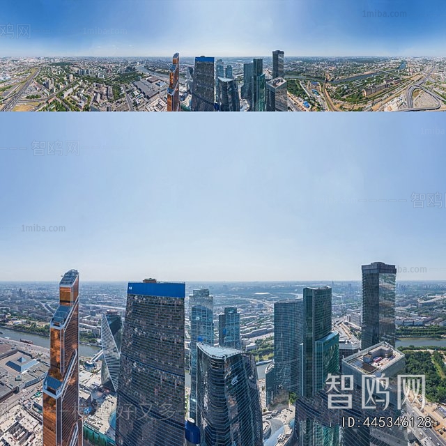 Modern Architectural Bird's-eye View Planning