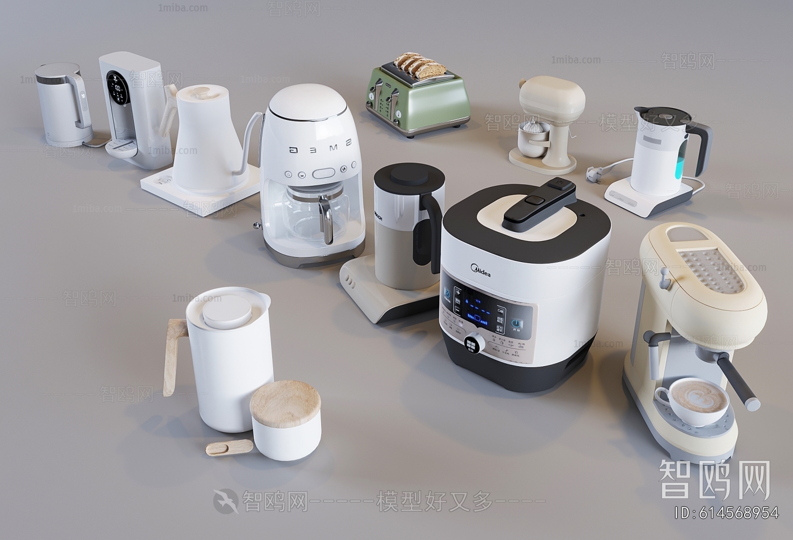 Modern Electric Kitchen Appliances