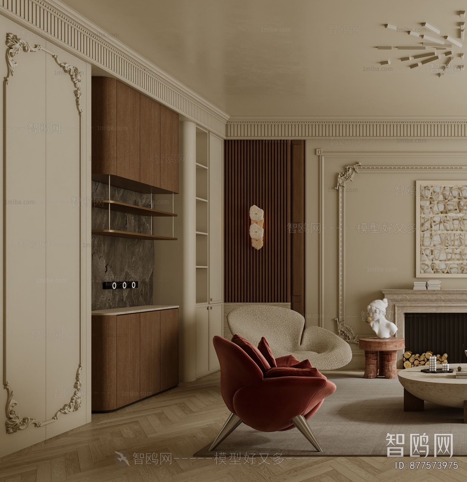 French Style A Living Room