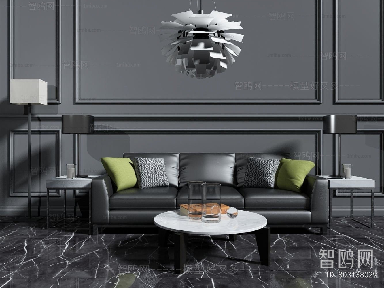 Modern Three-seat Sofa