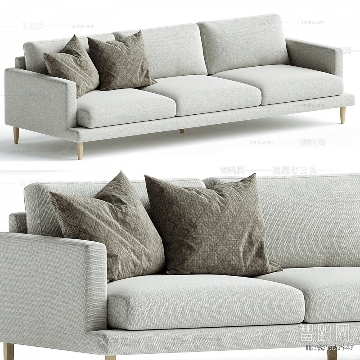 Modern Three-seat Sofa