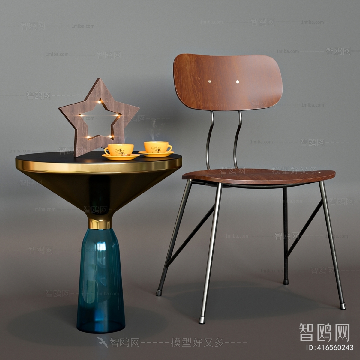 Industrial Style Single Chair