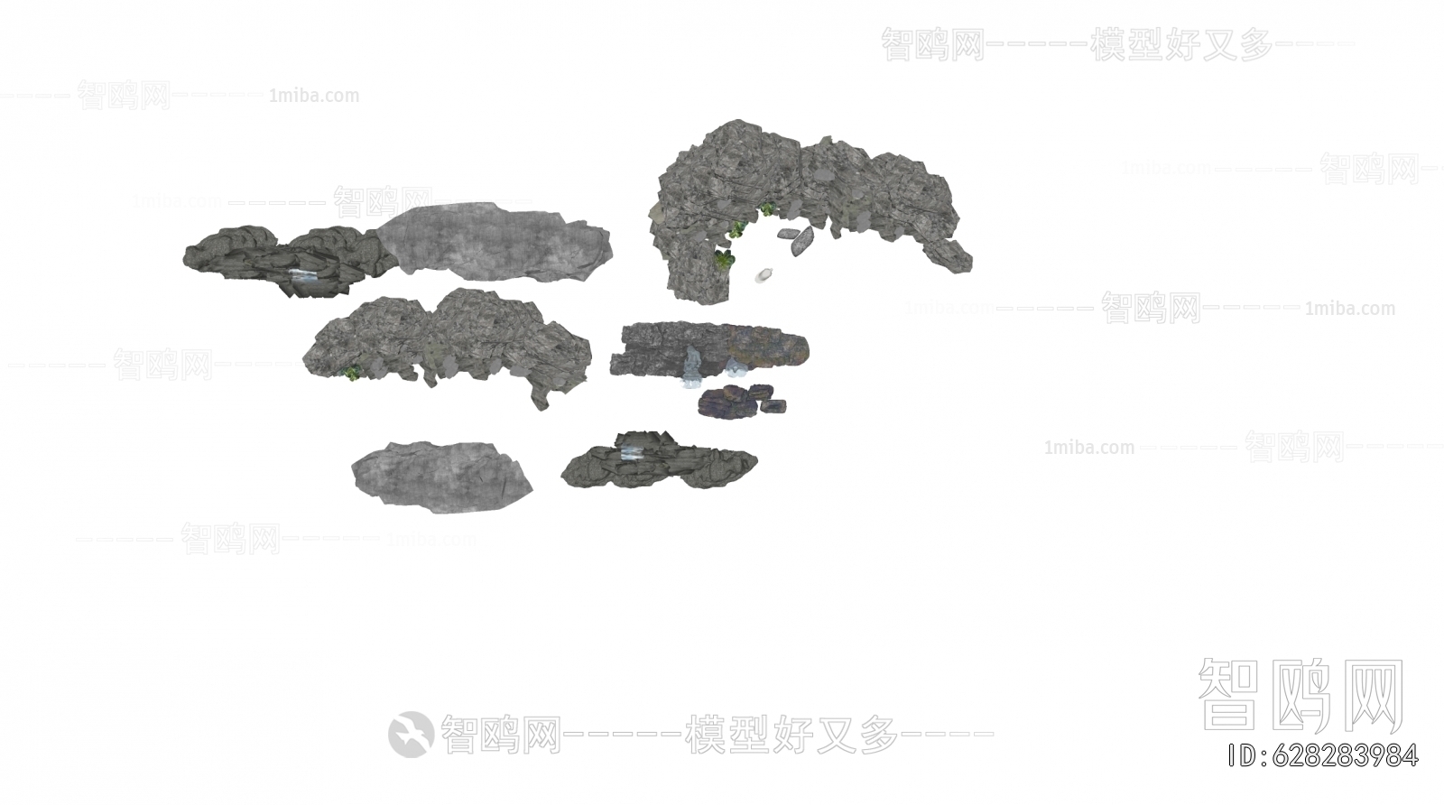 New Chinese Style Rockery Waterscape